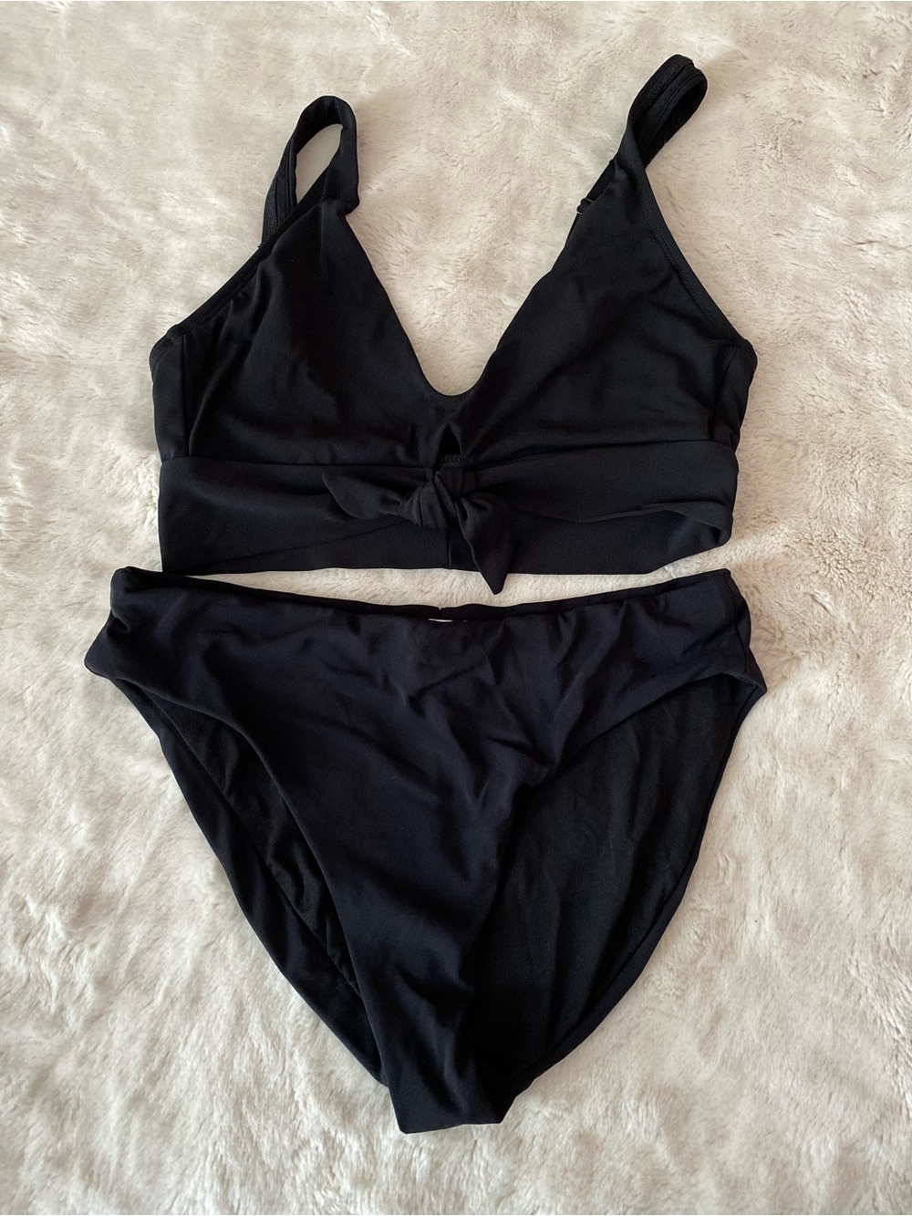 Robin Piccone Ava 2 pcs. black swim set